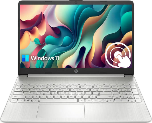HP Pavilion 15.6" HD Touchscreen Anti-Glare Laptop, 16GB RAM, 1TB SSD Storage, Intel Core Processor up to 4.1Ghz, up to 11 Hours Long Battery Life, Type-C, HDMI, Windows 11 Home, Silver