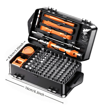 117in 1 Precision Screwdriver Set, Tool Gifts for Men, Mini Repair Tool Kit with Torx Triwing Bits, Repair for Computer, Macbook, Laptop, Glasses. Screwdriver bits are made of high-quality CRV steel, which is wear-resistant a
