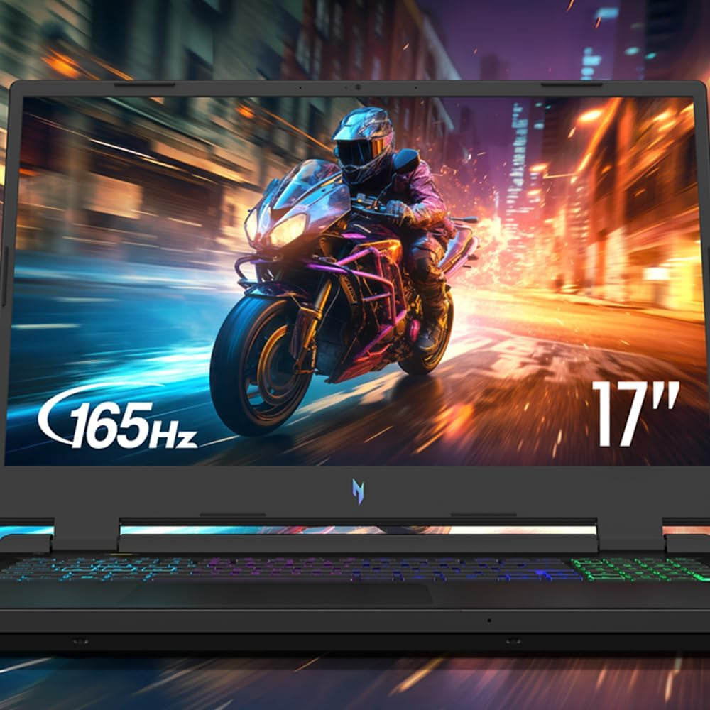 Acer Nitro 17 Gaming Laptop | Intel Core I7-14650Hx | NVIDIA Geforce RTX 4060 Laptop GPU | 17.3" FHD IPS 165Hz G-SYNC Display | 16GB DDR5 | 1TB Gen 4 SSD | Killer Wi-Fi 6E | AN17-72-734A