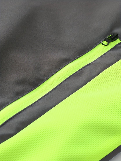 Comfortable Men's Casual Patchwork Sport Suit Jacket and Trousers Tracksuit, Streetwear Set, Casual Sportswear, Sporty Look, Stylish Tracksuit, Quality Stitching, Comfortable Fabric, Twopiece Suit, Matching Outfit, Urban Styl