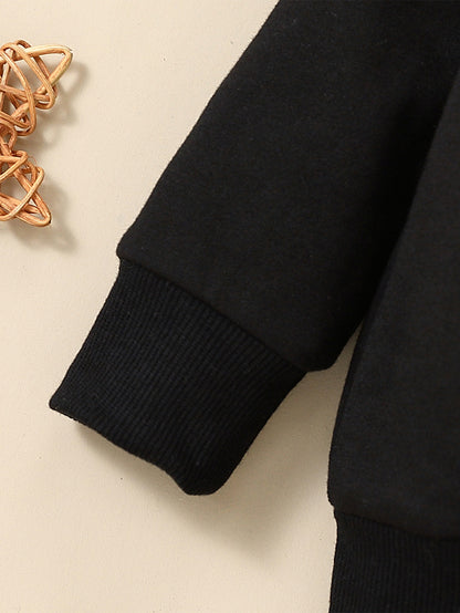 Toddler Baby Boy Clothes Outdoor Set Long Sleeve Sweatshirt Top Casual Pants Fall Winter Outfit Sweatsuit - ayq