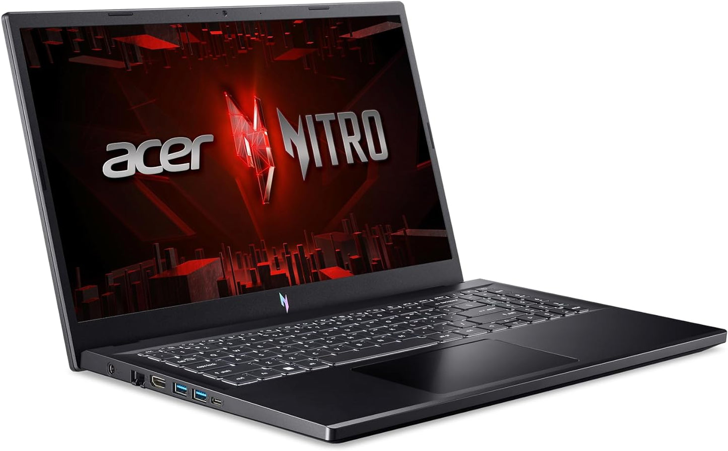 Acer Nitro V Gaming Laptop | Intel Core I5-13420H Processor | NVIDIA Geforce RTX 4050 Laptop GPU | 15.6" FHD IPS 144Hz Display | 8GB DDR5 | 512GB Gen 4 SSD | Wifi 6 | Backlit KB | ANV15-51-51H9