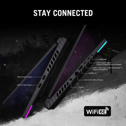 ASUS ROG Strix G16 Gaming Laptop, 16” 16:10 FHD 165Hz Display, NVIDIA® Geforce RTX™ 4060, Intel Core I7-13650Hx, 16GB DDR5, 1TB Pcie Gen4 SSD, Wi-Fi 6E, Windows 11, G614JV-AS74