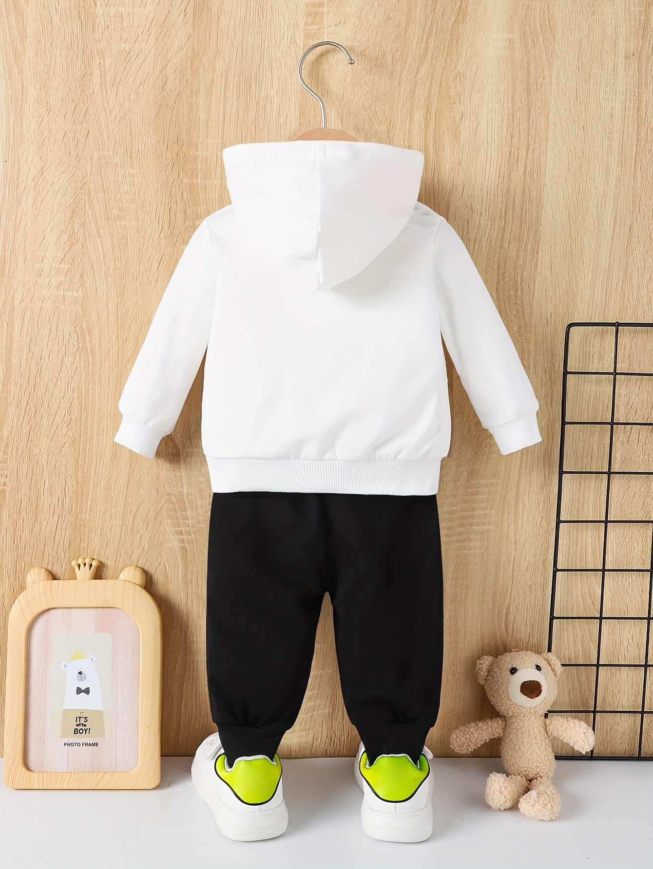 Toddler Baby Boy Clothes Outdoor Set Long Sleeve Sweatshirt Top Casual Pants Fall Winter Outfit Sweatsuit - ayq