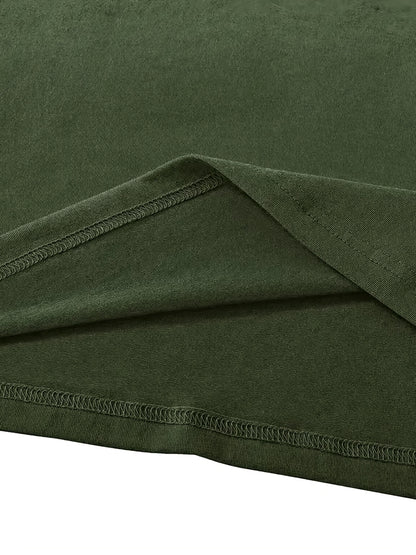 Circle Chic թիթեռի նախշերով շապիկ - նրբագեղ դիզայն, կլոր վզնոցով ամենօրյա վերնաշապիկ - շնչող և թեթև, իդեալական է գարուն/ամառ զգեստապահարանի համար