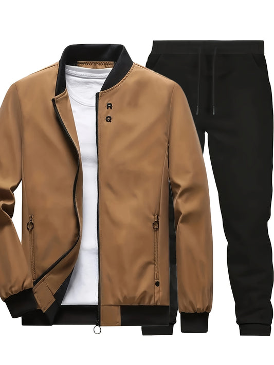 Star Blossom տղամարդու սպորտային բեյսբոլի կոստյումի տաբատ՝ երկու մասից բաղկացած հավաքածու՝ բաճկոնով և տաբատով