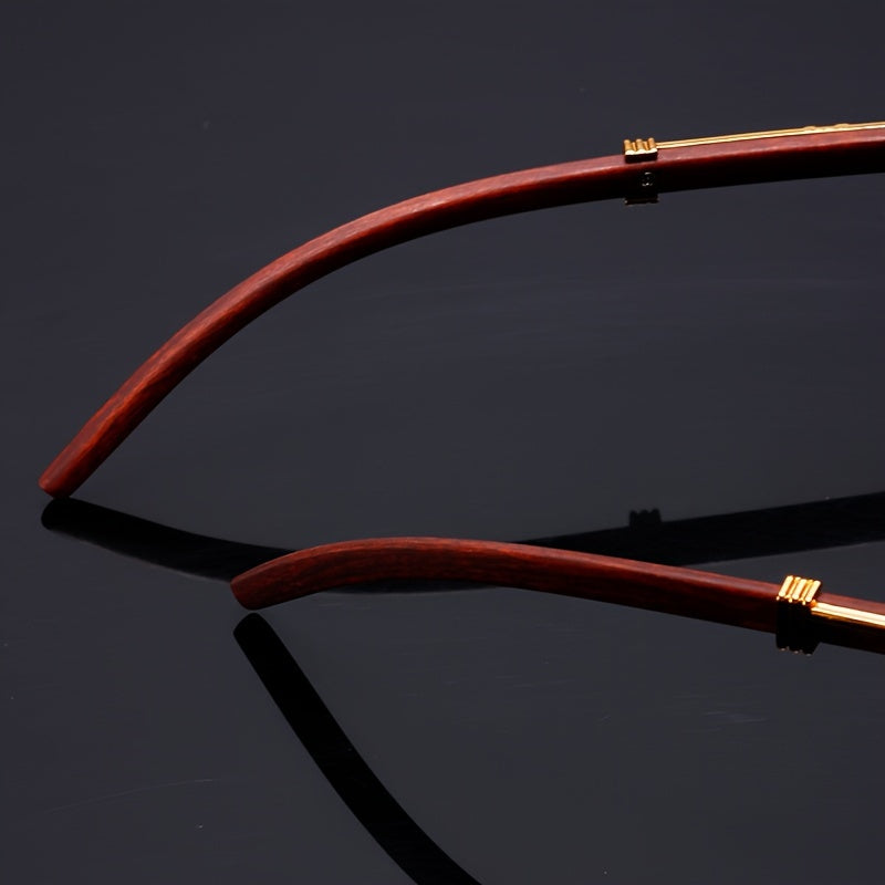 Էլեգանտ, առանց շրջանակի օդաչուի ոճի նորաձև ակնոցներ տղամարդկանց և կանանց համար՝ ոսկեգույն ընձառյուծի նախշերով, կանաչ գրադիենտային ոսպնյակներով, թեթև մետաղական շրջանակով, իդեալական է լողափնյա երեկույթների և ճանապարհորդությունների համար