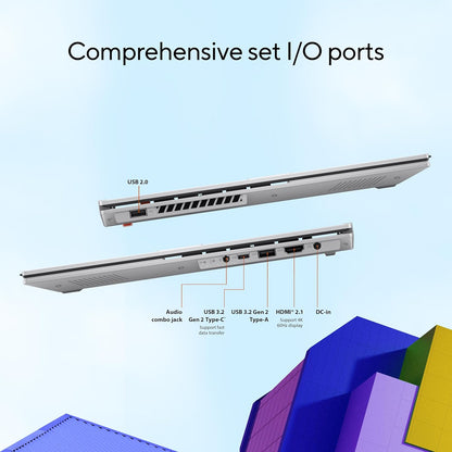 ASUS Vivobook S 16 Flip 16” WUXGA Touch Laptop, AMD Ryzen™ 7 7730U, AMD Radeon™ Vega 7 Graphics, 16GB Memory, 512GB SSD, Cool Silver, TN3604YA-AS76