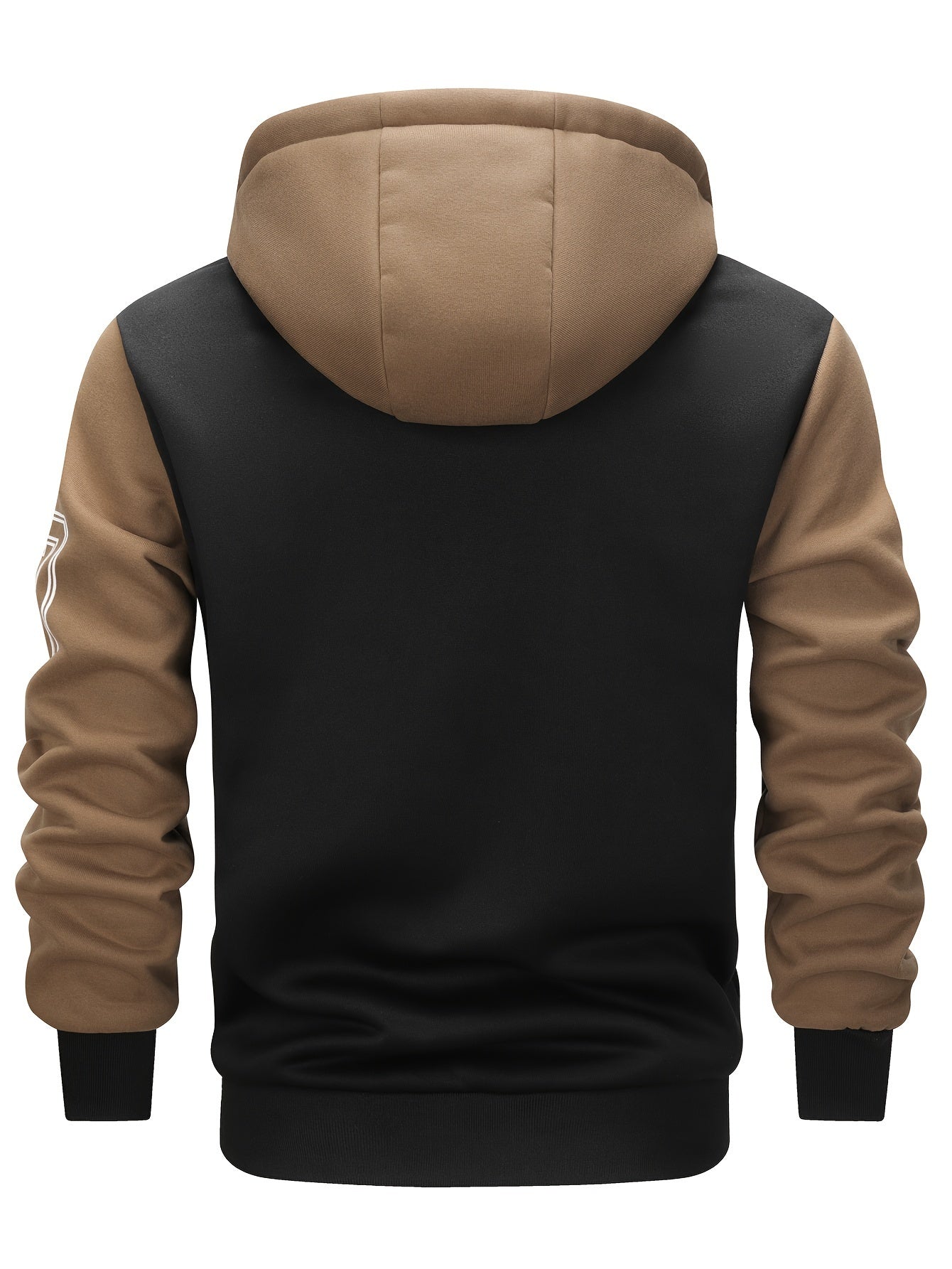 Տղամարդու «ԲՐՈՒՔԼԻՆ» նախշերով գունային արգելափակումներով գլխարկով բաճկոն, գարնանային և աշնանային զբոսանքի համար նախատեսված առօրյա պրեպի ոճի վերարկու՝ որպես նվեր