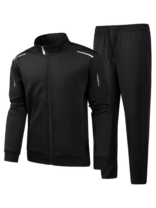 Men's New Sports Hoodie Set, Men's Sports Set, Autumn and Winter Set, Cardigan Set, Top+Pants Set