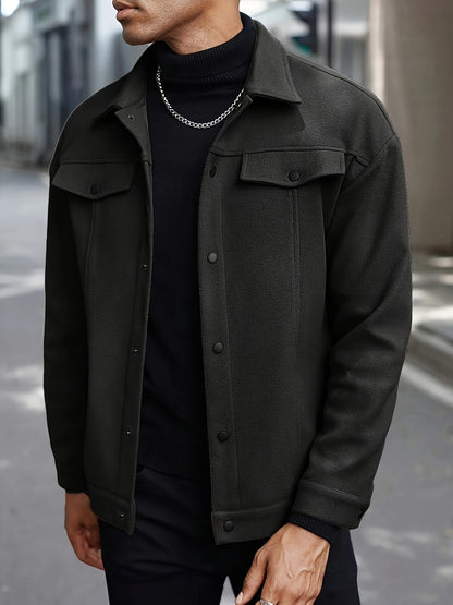 Տղամարդու եվրոպական ոճի առօրյա բաճկոն - օձիքով կոճակներով վերարկու, բեժ/շագանակագույն/բորդո/դեղնագույն, լվացքի մեքենայով լվացվող բլեյզեր՝ գարուն/աշուն, անհատական ​​չափսերով (ոչ) - բազմակողմանի վերնազգեստ առօրյա և պաշտոնական միջոցառումների համար