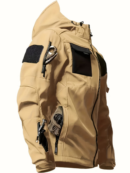 Տղամարդկանց համար նախատեսված բացօթյա սպորտաձևերի համար նախատեսված քամուց պաշտպանող և թավշյա փափուկ կոշիկ