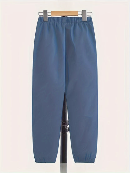 Տղամարդկանց պատահական պարաններով ջոջեր, 100% պոլիեսթեր չձգվող գործվածք, այբուբենի տպագրությամբ դետալներով սովորական տաբատ, 100% պոլիեսթեր, նորաձև աշխատանքային հագուստ