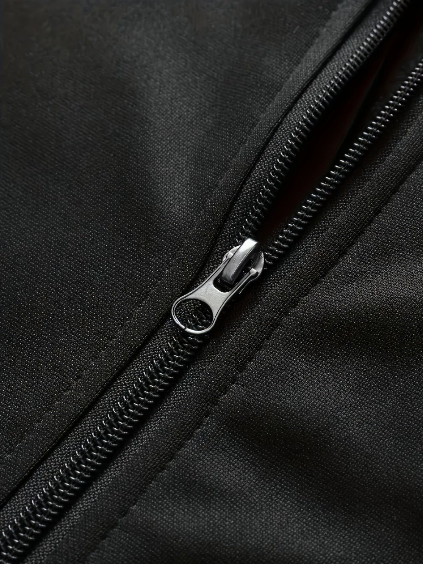 Տղամարդու մուգ կապույտ "Shan Yes" տպագրությամբ սպորտային հագուստ - ճարմանդով բաճկոն և գրպաններով մարզական տաբատ, ստանդարտ ֆիթ, գարնան և աշնան համար, հարմարավետ հանգստի հագուստ, հանգստի բաճկոն | սպորտային բաճկոն | ճարմանդով փակում, անհրաժեշտ բաճկոն