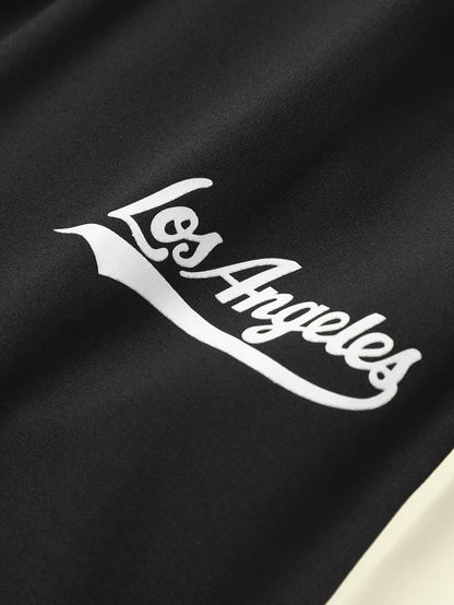 Տղամարդու սպորտային, առօրյա բաճկոնի և տաբատի հավաքածու, երկգույն միահյուսված տառային նախշերով, ոճային, բոլոր եղանակների համար նախատեսված, մարզիկների կողմից նախընտրելի TZ6062