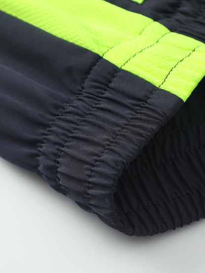 Comfortable Men's Casual Patchwork Sport Suit Jacket and Trousers Tracksuit, Streetwear Set, Casual Sportswear, Sporty Look, Stylish Tracksuit, Quality Stitching, Comfortable Fabric, Twopiece Suit, Matching Outfit, Urban Styl