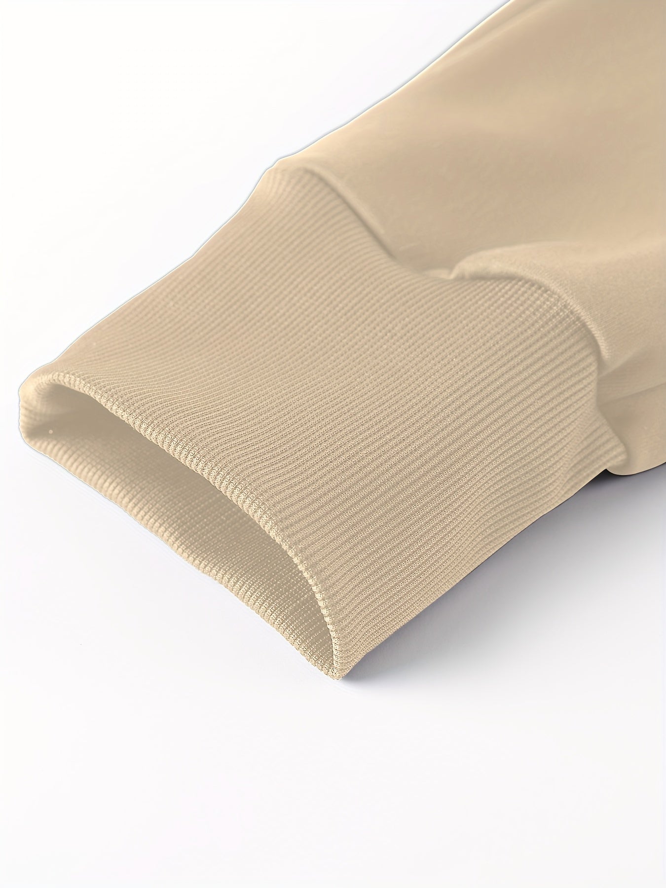 Տղամարդու առօրյա նորաձև կոստյումի հավաքածու՝ պոլիեսթերից, կանգնած օձիքով, կայծակաճարմանդով բաճկոն և լարով տաբատ՝ գարնանային/աշնանային համար