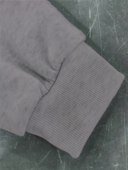 Women's Casual Heather Gray Half-Zip Sweatshirt - Soft Polyester & Elastane Blend, Long Sleeve, Stand Collar, Machine Washable - Perfect for Spring/Fall - ayq