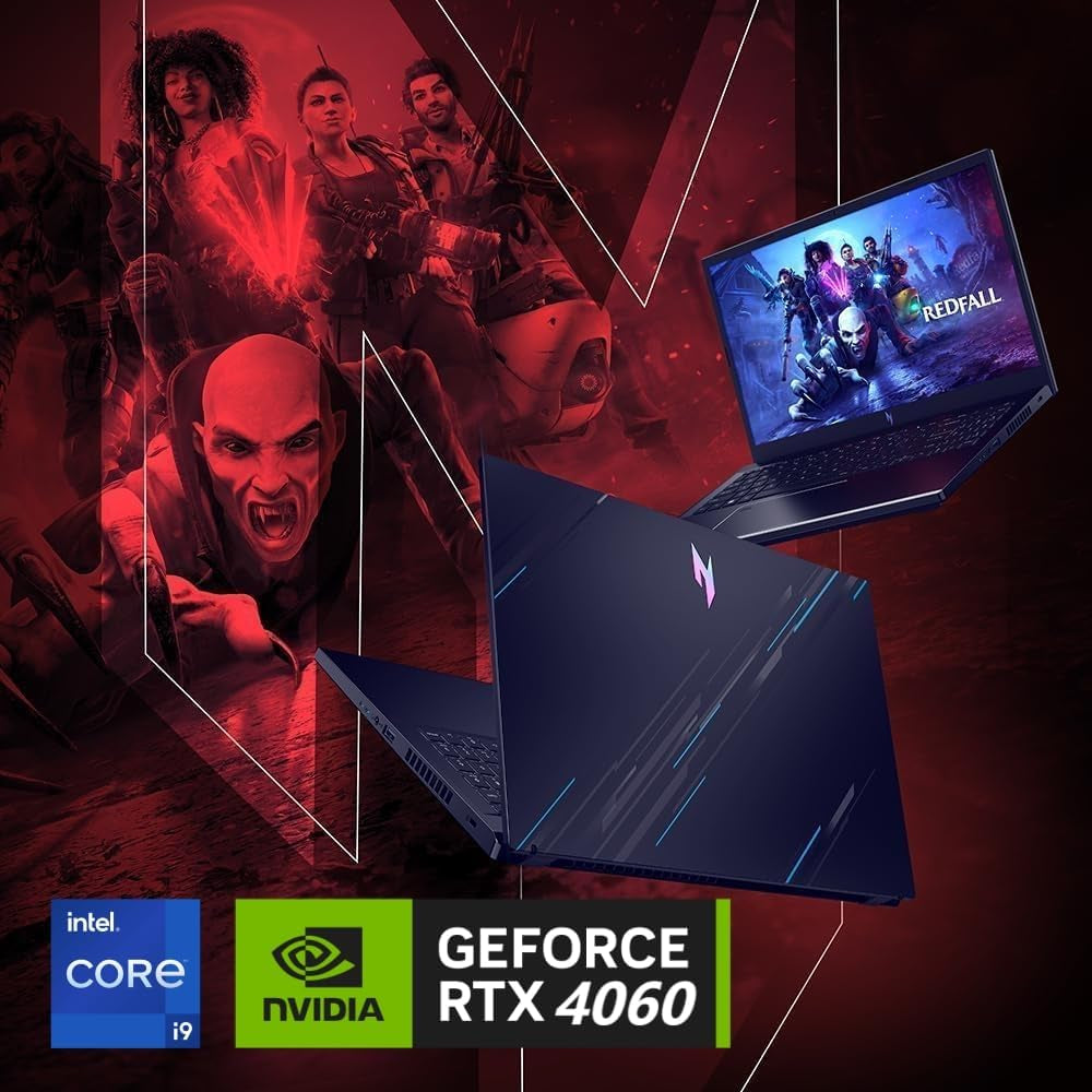 Acer Nitro V 15 Gaming Laptop, Intel I9-13900H up to 5.4Ghz, Geforce RTX 4060, 15.6" 144 Hz IPS Display, 64 GB DDR5, 2 TB SSD, Wi-Fi 6, Backlit Keyboard, Windows 11 Pro, Gaming Mouse, 256GB UFD