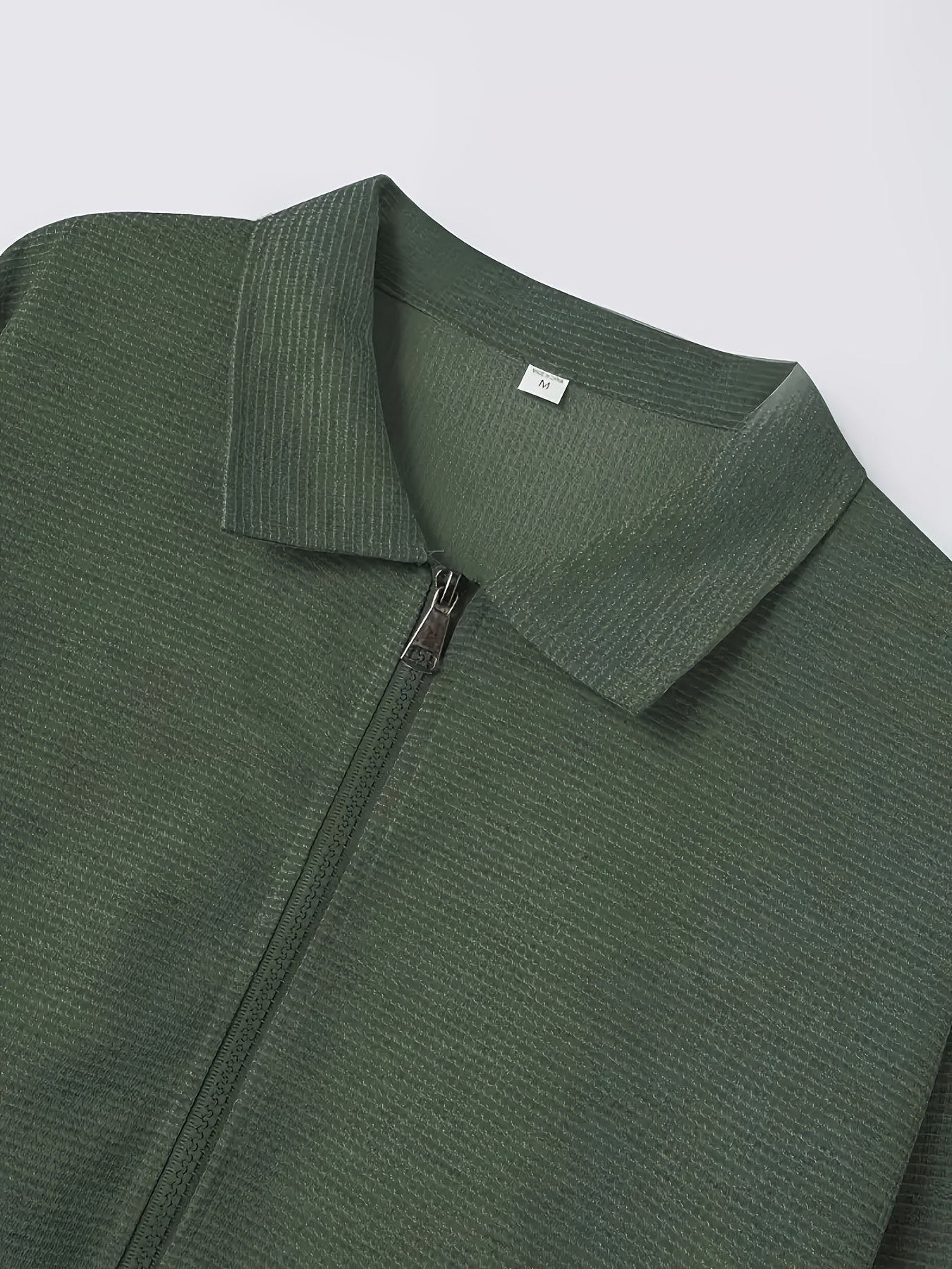 Տղամարդու թեթև, վաֆլիով տրիկոտաժե երկար թևքով, կայծակաճարմանդով բաճկոն - շնչող գոլֆի և վազքի վերնաշապիկ՝ գրպաններով, ամենօրյա, սպորտային դիզայն՝ բացօթյա գործունեության համար, գարուն/աշուն, գոլֆի բաճկոն, ակտիվ կենսակերպի հագուստ, դասական օձիքով, Dura