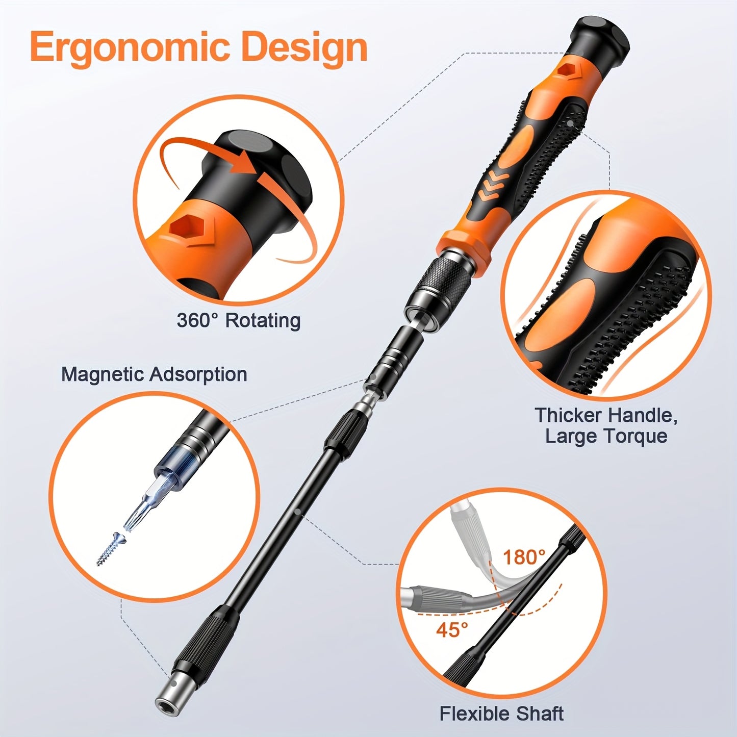 117in 1 Precision Screwdriver Set, Tool Gifts for Men, Mini Repair Tool Kit with Torx Triwing Bits, Repair for Computer, Macbook, Laptop, Glasses. Screwdriver bits are made of high-quality CRV steel, which is wear-resistant a