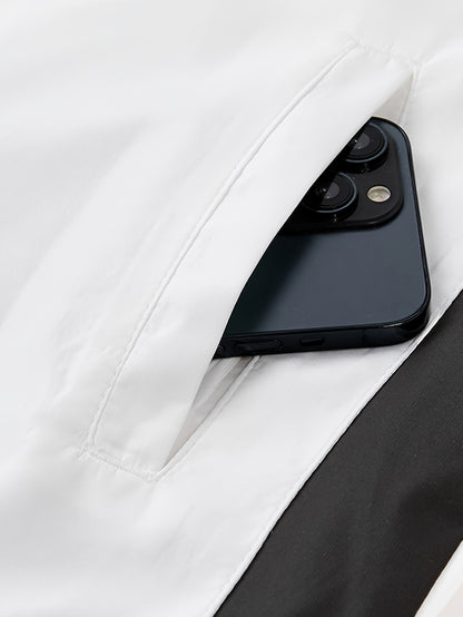 2025 թվականի նոր սպորտային հավաքածու տղամարդկանց համար՝ գարնանային և աշնանային, նորաձև, տպագիր բաճկոն, 100% պոլիեսթեր, փափուկ գործվածք, լվացքի մեքենայով լվացվող, սպորտային ազատ վազքի համազգեստի 2 հատանոց հավաքածու, դեռահասների համար