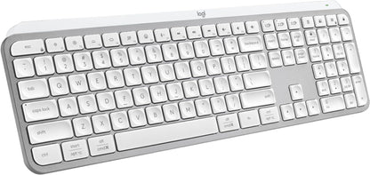 Logitech MX Keys S Wireless Keyboard, Low Profile, Fluid Precise Quiet Typing, Programmable Keys, Backlighting, Bluetooth, USB C Rechargeable, for Windows PC, Linux, Chrome, Mac - Graphite