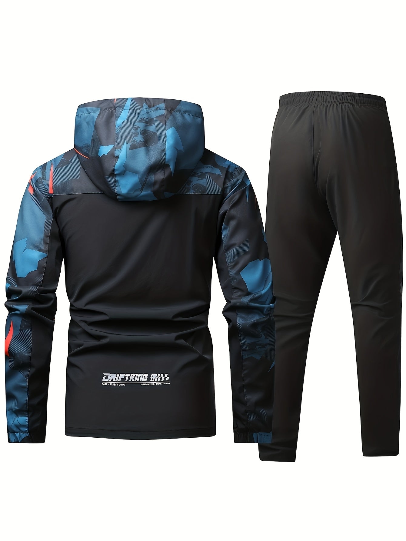 Men'S Lightweight Climbing Hooded Jacket - Quick-Dry Windproof Outdoor Sports Coat with Camouflage Pattern, Spring/Fall Casual & Training Wear, Regular Fit for Hiking, Running, Gym, Hiking Apparel, Durable Fabric