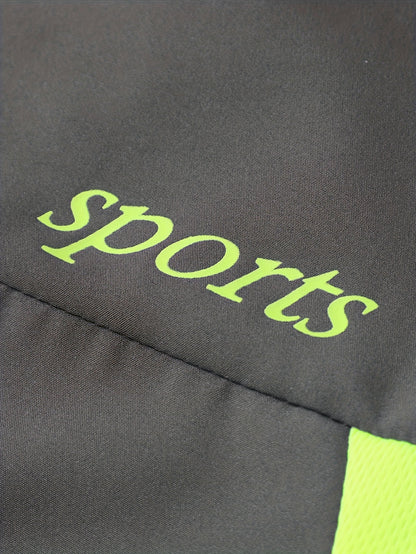 Comfortable Men's Casual Patchwork Sport Suit Jacket and Trousers Tracksuit, Streetwear Set, Casual Sportswear, Sporty Look, Stylish Tracksuit, Quality Stitching, Comfortable Fabric, Twopiece Suit, Matching Outfit, Urban Styl