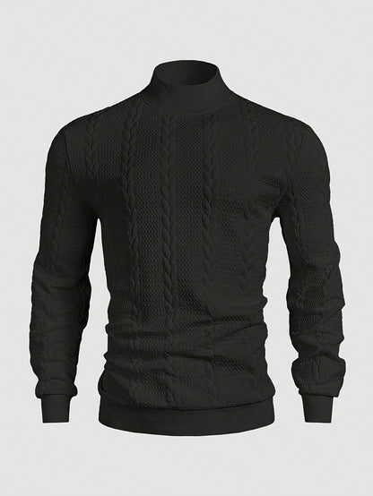 Տղամարդու գարնանային և աշնանային բարձր օձիքով միագույն, հեշտ ամրացվող, կողային կտորից վերնաշապիկ, պատրաստված հարմարավետ և մաշկի համար անվտանգ նյութից, կատարյալ է ինչպես առօրյա զբոսանքների, այնպես էլ աշնանային և ձմեռային սեզոնների ամենօրյա կրելու համար։