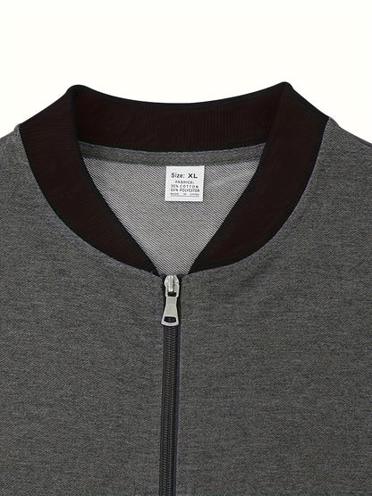 Տղամարդու թեթև, կանգնած օձիքով բաճկոն՝ ձիթապտղի կանաչ, փափուկ, կայծակաճարմանդով բաճկոն՝ գրպաններով, սովորական չափսի՝ գարնանային/աշնանային արշավների և առօրյա բացօթյա հագուստի համար, արշավային պարագաներ