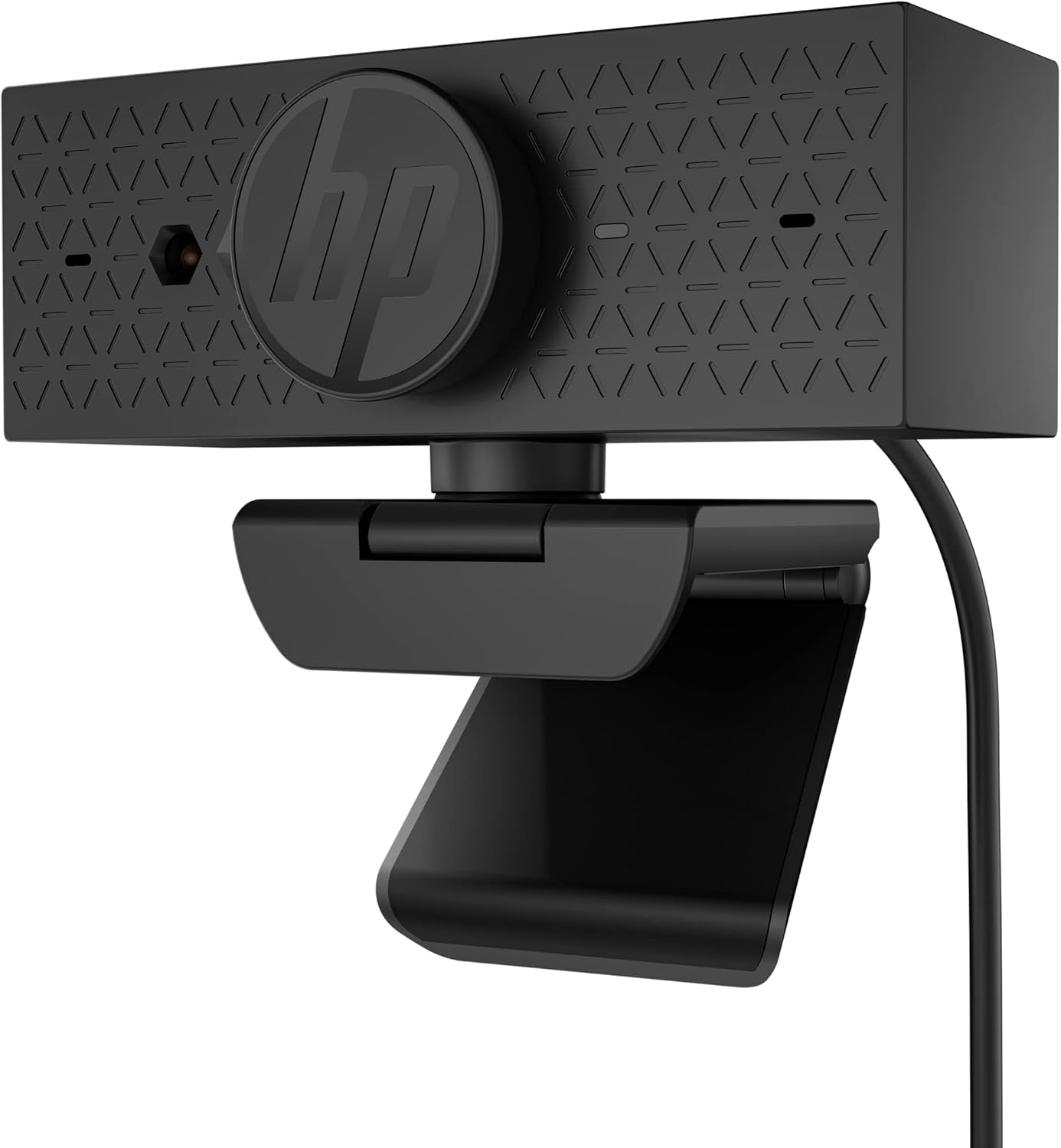 HP 620 FHD Webcam - 1080P 30 FPS - Focus & Color, Backlight Correction - Dual Noise-Reducing Mics - Adjustable Swivel/Tilt - Windows Hello, Zoom Certified, & Privacy Cover (6Y7L2AA#ABL)