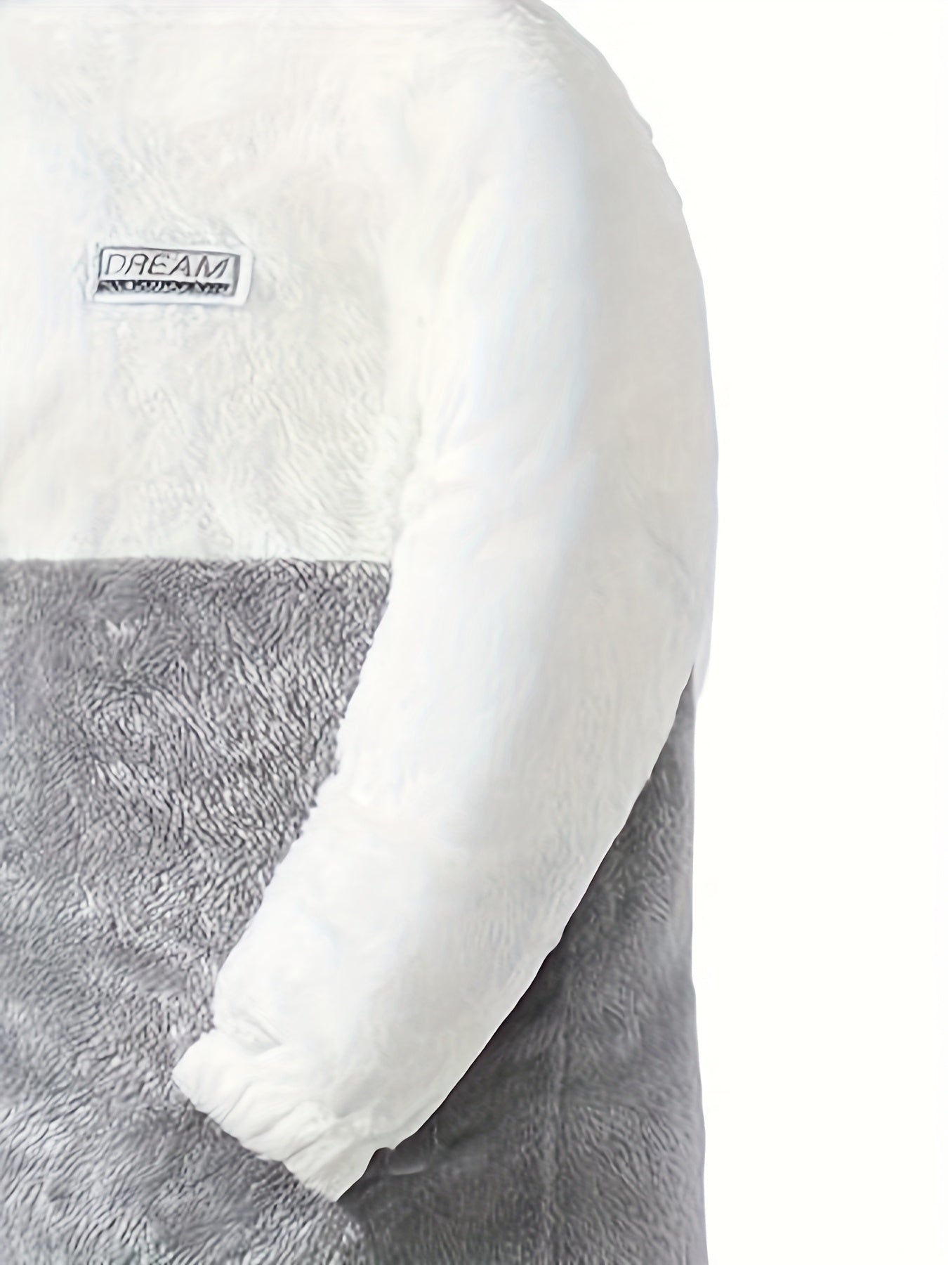 Men'S Double-Sided Fleece-Lined Thickened Jacket - Casual Stand Collar with Letter Print, Regular Fit, Pockets, Polyester Fill, Versatile for Fall/Winter, Winter Jacket