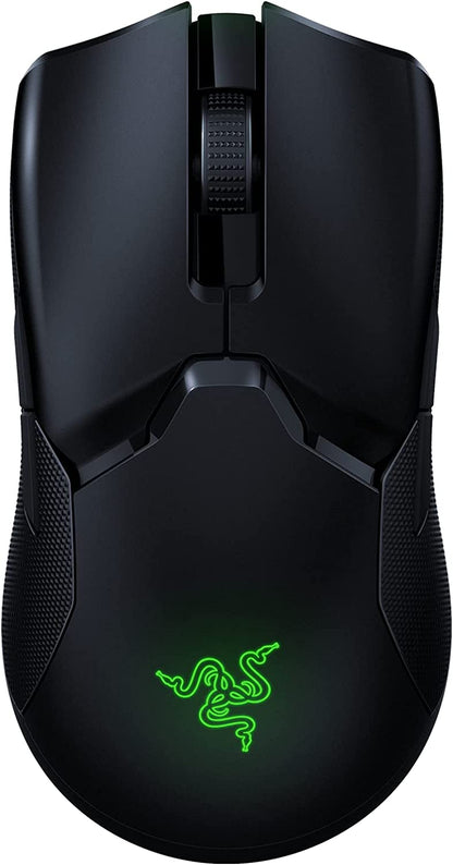 Razer Viper Ultimate Lightweight Wireless Gaming Mouse & RGB Charging Dock: Hyperspeed Wireless Technology - 20K DPI Optical Sensor - 74G Lightweight - 70 Hr Battery - Mercury White