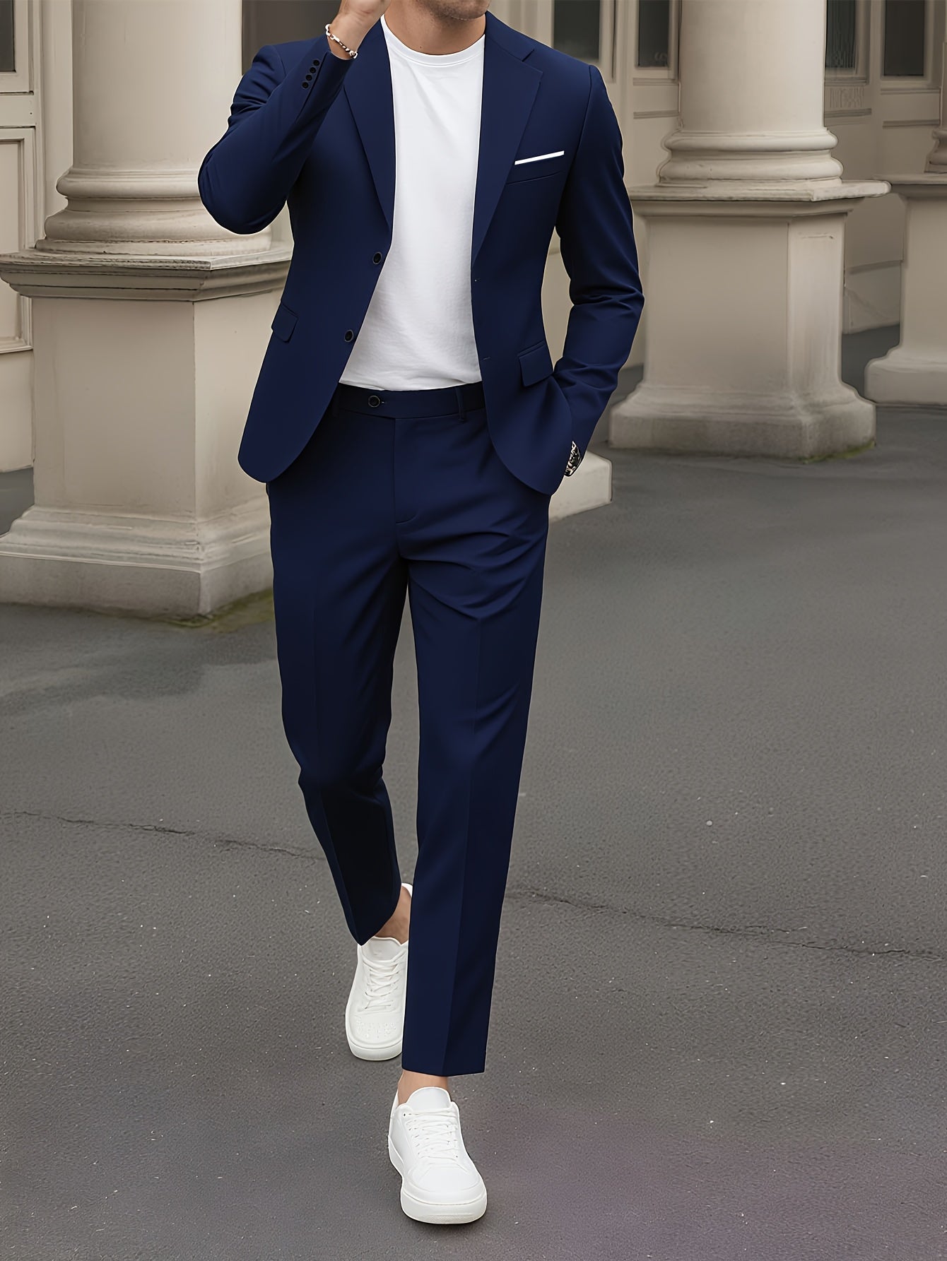 Տղամարդու հարսանեկան խնջույքի երկկտոր կոստյում՝ ներառյալ բաճկոն և տաբատ