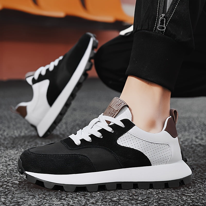 2025 թվականի գարնանային տղամարդկանց շնչող ցածրակրունկ սպորտային կոշիկներ - Հաստեցված, փափուկ ռետինե ներբան, տղամարդկանց նոր շնչող ցանցե հարթակով կոշիկներ՝ հասակը մեծացնող սպորտային կոշիկներով