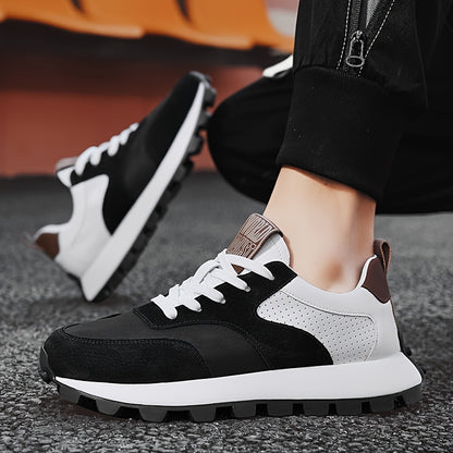 2025 թվականի գարնանային տղամարդկանց շնչող ցածրակրունկ սպորտային կոշիկներ - Հաստեցված, փափուկ ռետինե ներբան, տղամարդկանց նոր շնչող ցանցե հարթակով կոշիկներ՝ հասակը մեծացնող սպորտային կոշիկներով