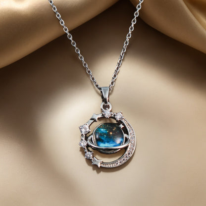Fashion Planet Pendant Necklace - Ayq