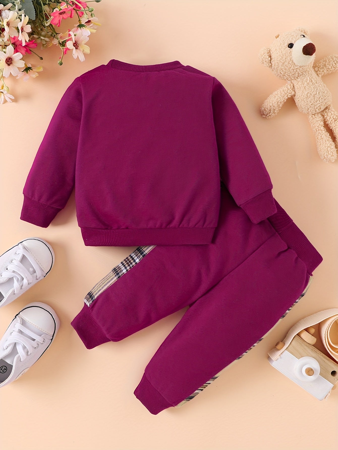 Toddler Baby Boy Clothes Outdoor Set Long Sleeve Sweatshirt Top Casual Pants Fall Winter Outfit Sweatsuit - ayq