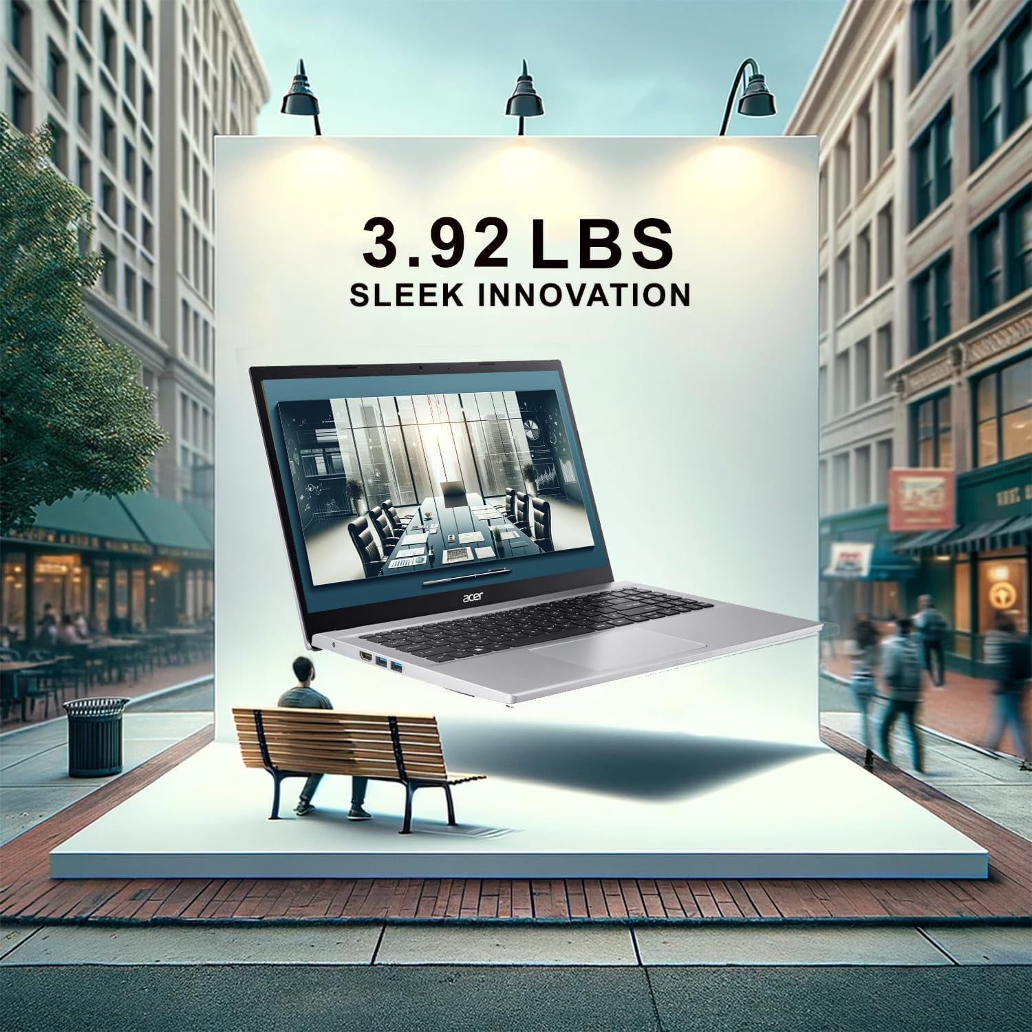 Acer Aspire Premium Laptop | AMD Ryzen 7 5700U (Beats I7-1250U) CPU | 32GB RAM | 1TB SSD | 15.6" FHD Display | Fast Wi-Fi 6 | Sleek Design | Ethernet Port | AI Noise Removal | Windows 11 | WOWPC