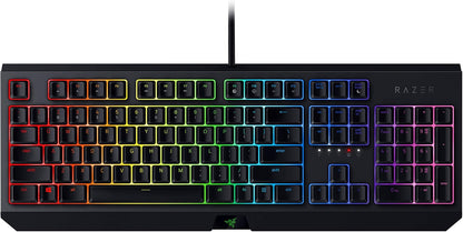 Razer Blackwidow Mechanical Gaming Keyboard: Green Mechanical Switches, Tactile & Clicky, Chroma RGB Lighting, Anti-Ghosting, Programmable Macro Functionality