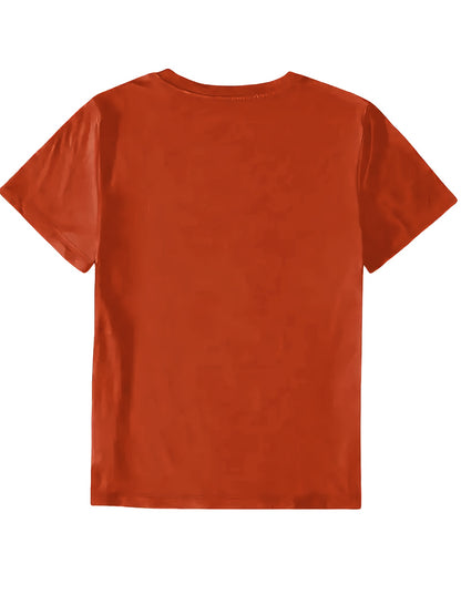 Circle Chic թիթեռի նախշերով շապիկ - նրբագեղ դիզայն, կլոր վզնոցով ամենօրյա վերնաշապիկ - շնչող և թեթև, իդեալական է գարուն/ամառ զգեստապահարանի համար