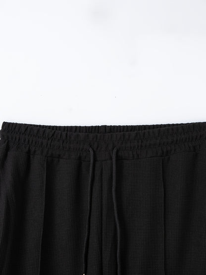 Տղամարդու սպորտային գունային բլոկով կայծակաճարմանդով բաճկոնի և վազքի տաբատի հավաքածու - պոլիեսթերի խառնուրդ, իդեալական է գարնան/աշնան համար