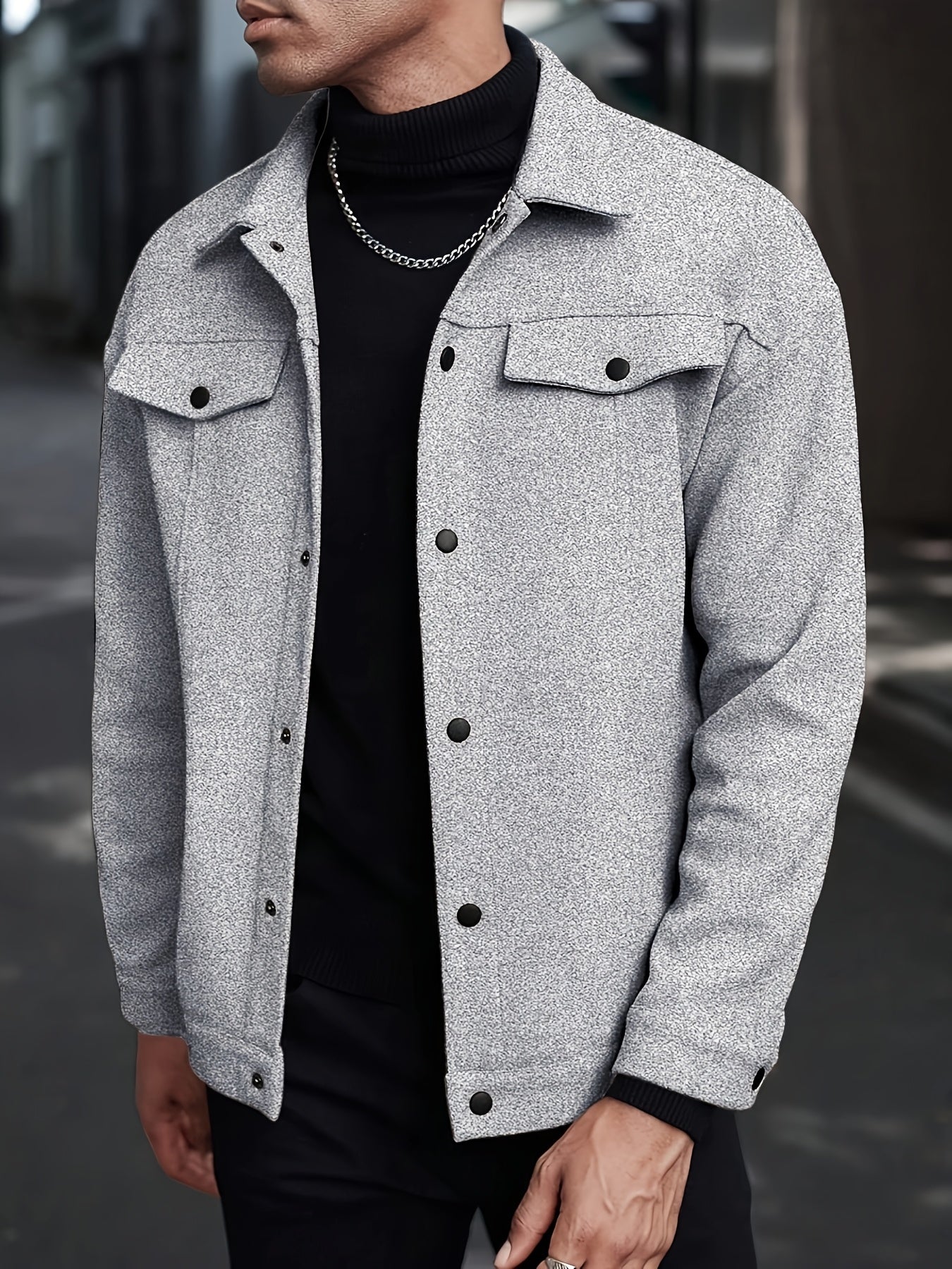 Տղամարդու եվրոպական ոճի առօրյա բաճկոն - օձիքով կոճակներով վերարկու, բեժ/շագանակագույն/բորդո/դեղնագույն, լվացքի մեքենայով լվացվող բլեյզեր՝ գարուն/աշուն, անհատական ​​չափսերով (ոչ) - բազմակողմանի վերնազգեստ առօրյա և պաշտոնական միջոցառումների համար