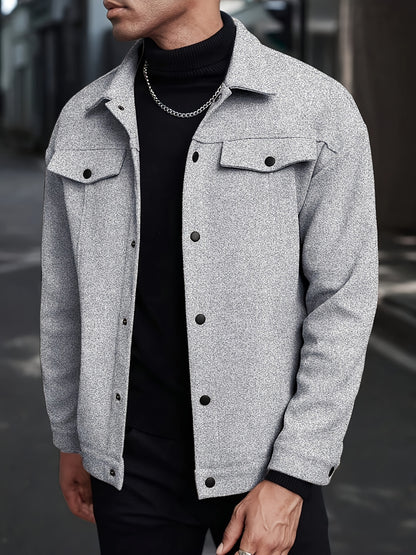 Տղամարդու եվրոպական ոճի առօրյա բաճկոն - օձիքով կոճակներով վերարկու, բեժ/շագանակագույն/բորդո/դեղնագույն, լվացքի մեքենայով լվացվող բլեյզեր՝ գարուն/աշուն, անհատական ​​չափսերով (ոչ) - բազմակողմանի վերնազգեստ առօրյա և պաշտոնական միջոցառումների համար