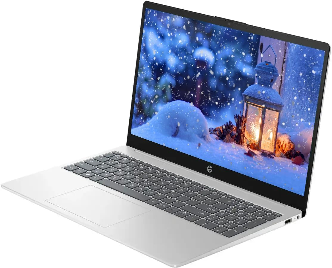 HP 15.6" Touchscreen Business & Student Laptop Computer, 64GB RAM 2TB SSD, 10-Cores Intel Core I5, Windows 11 Pro Laptop with Microsoft Office Lifetime Suite, PLUSERA Earphones, Silver
