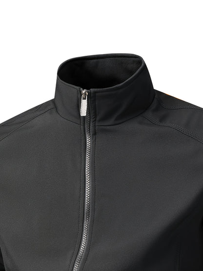 Տղամարդու առօրյա արքայական կապույտ բոմբեր բաճկոն՝ լիքը կայծակաճարմանդով, ազատ չափսերով, պոլիեսթերային, կանգնած օձիքով, երկար թևքերով, թեթև և դիմացկուն՝ գարնան և աշնան համար, առօրյա վերնազգեստ | երիզավոր թևքեր | դիմացկուն վերնազգեստ