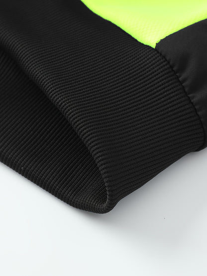 Comfortable Men's Casual Patchwork Sport Suit Jacket and Trousers Tracksuit, Streetwear Set, Casual Sportswear, Sporty Look, Stylish Tracksuit, Quality Stitching, Comfortable Fabric, Twopiece Suit, Matching Outfit, Urban Styl