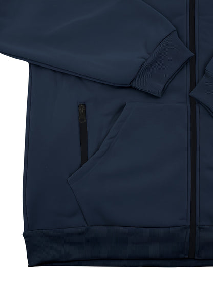 2 հատ տղամարդու միագույն երկարաթև սվիտերի և տաբատի հավաքածու՝ գլխարկով, ամենօրյա սպորտային և ֆիթնես հավաքածու