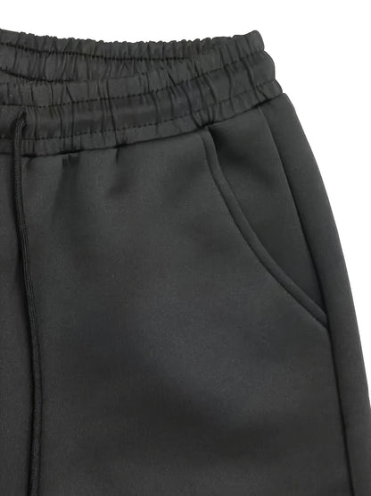 Տղամարդու առօրյա աշխատանքային բաճկոնի և տաբատի հավաքածու, միագույն, երկար թևքերով, սովորական չափսի, գրպաններով, գարնան/աշնան համար, առօրյա հագուստ, առօրյա հագուստ|Առօրյա ոճ|Միագույն բաճկոն